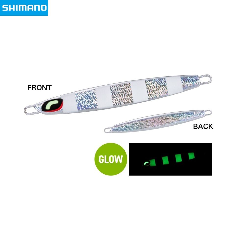 Shimano Ocea Center Sardine 90 gr Metal Jig 014 S Zebra Glow