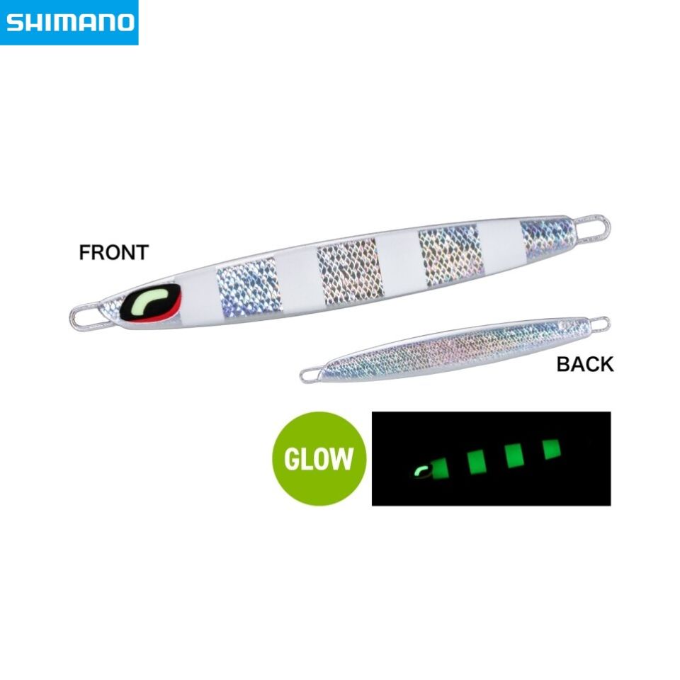 Shimano Ocea Center Sardine 90 gr Metal Jig 014 S Zebra Glow