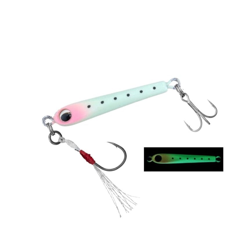 Daiwa Gekkabijin Prisoner 1.5 gr Metal Jig - Luminous Pink Shirasu