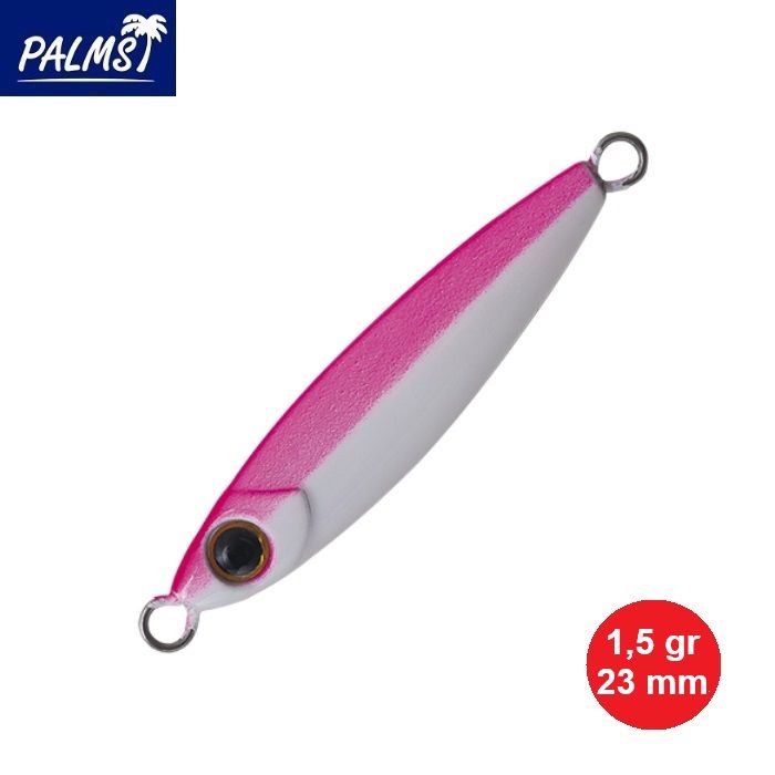 Palms BitArts Miniature Dax 1.5 gr Metal Jig - G-04 - Glow Pink