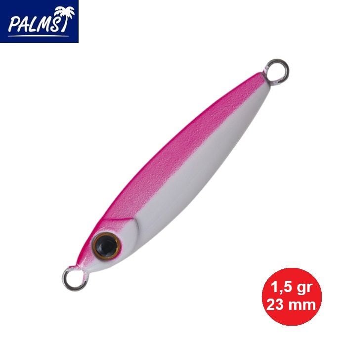 Palms BitArts Miniature Dax 1.5 gr Metal Jig - G-04 - Glow Pink