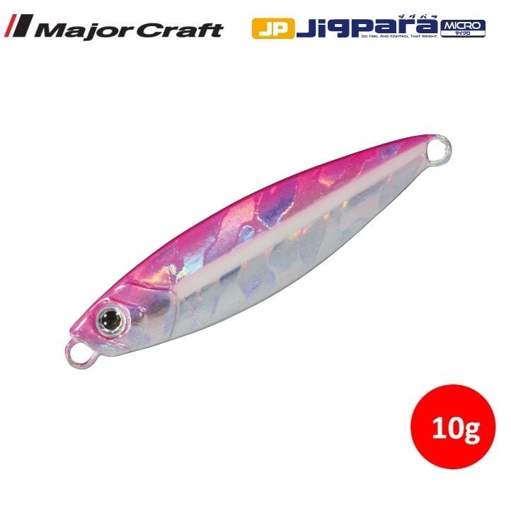 Major Craft Jigpara Micro 10 gr Jig - Glow Pink