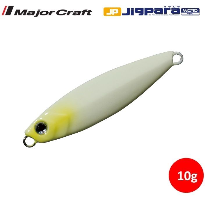 Major Craft Jigpara Micro 10 gr Jig - All Glow