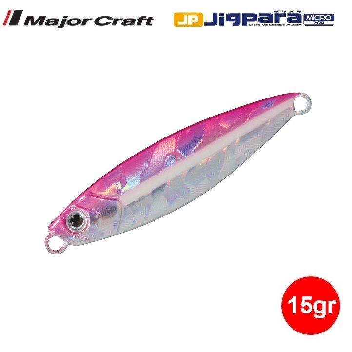 Major Craft Jigpara Micro 15 gr Jig - Glow Pink
