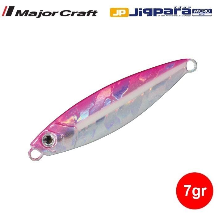 Major Craft Jigpara Micro 7 gr Jig - Glow Pink