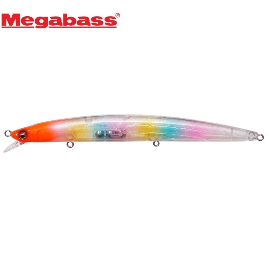 Megabass Cookai Slim 140F Maket Balık - 06 GLX Candy Red Head
