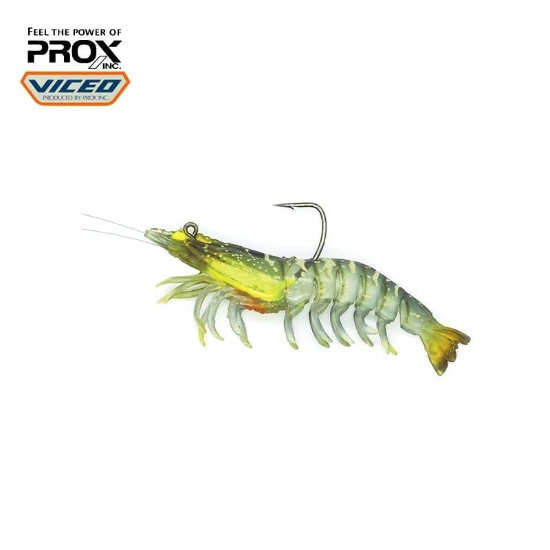 Prox Viceo Swim Bait Shrimp Raw 3inç - Real Clear Karides Yem