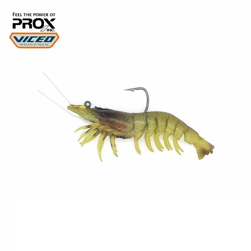 Prox Viceo Swim Bait Shrimp Raw 3inç - River Shrimp Glow Karides Yem