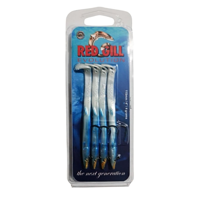 Red Gill Evolution 115mm Silikon Yem - Blue Silver