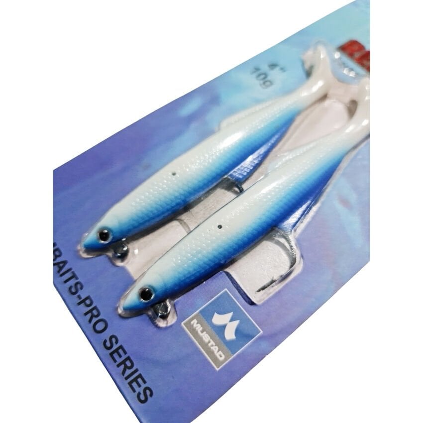 Red Gill Iwashi 100mm Silikon Yem - Blue White