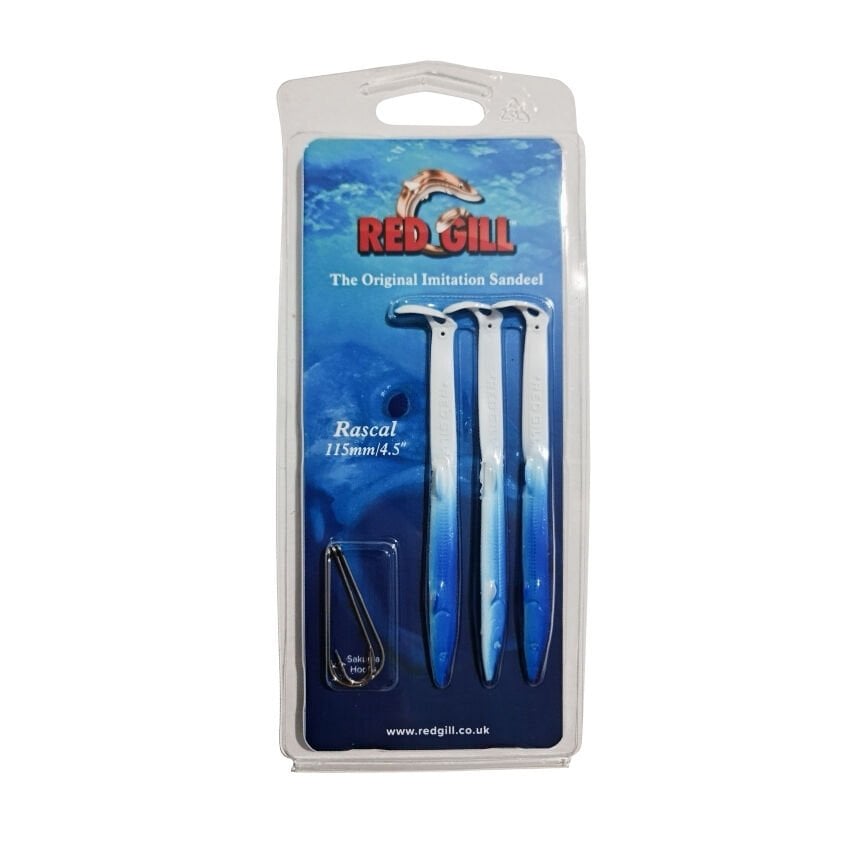 Red Gill Original Rascal 115mm Silikon Yem - Blue White