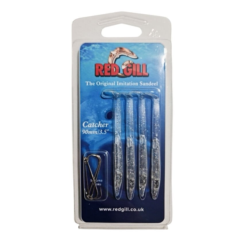 Red Gill Original Catcher 90mm Silikon Yem - Clear Fleck