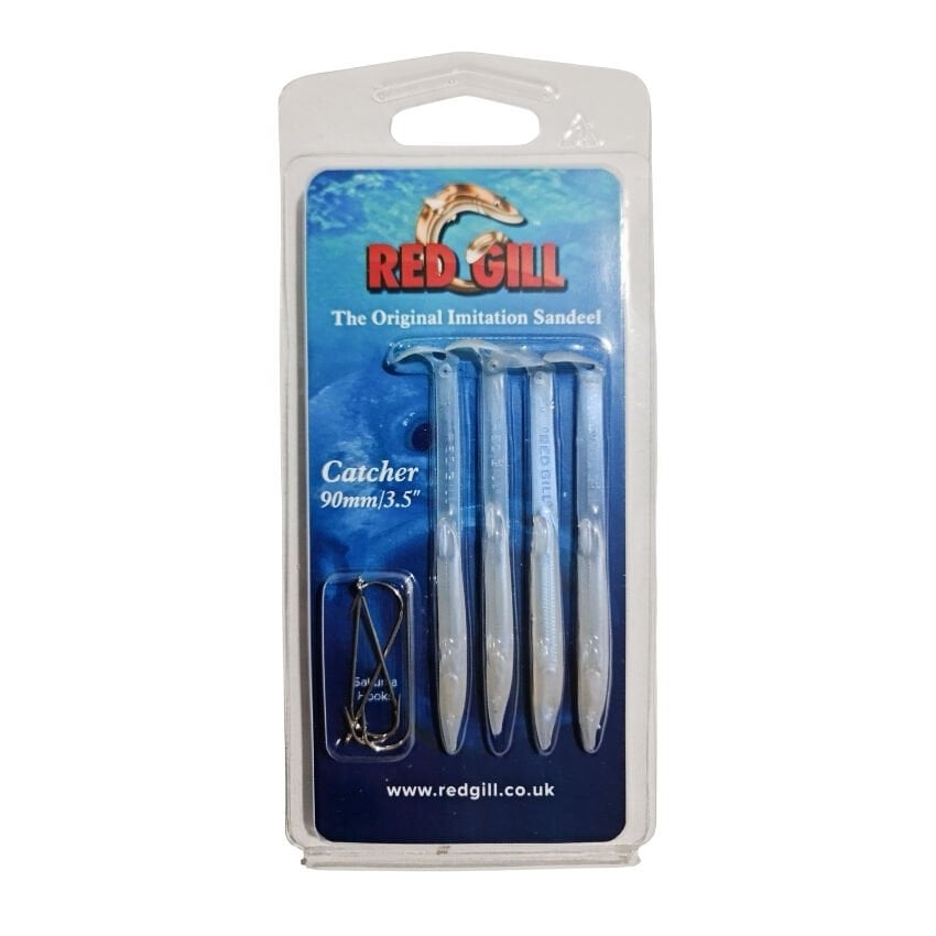 Red Gill Original Catcher 90mm Silikon Yem - Silver Pearl