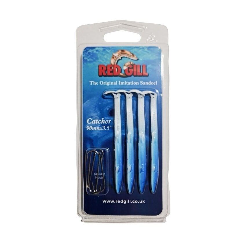 Red Gill Original Catcher 90mm Silikon Yem - Blue White