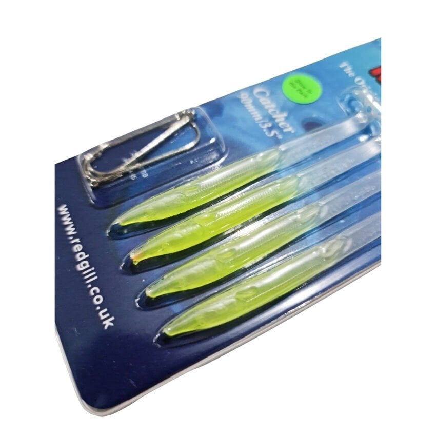 Red Gill Original Catcher 90mm Silikon Yem - Yellow Luminous