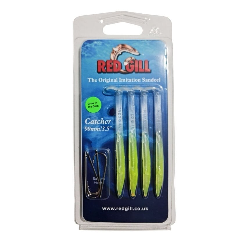 Red Gill Original Catcher 90mm Silikon Yem - Yellow Luminous