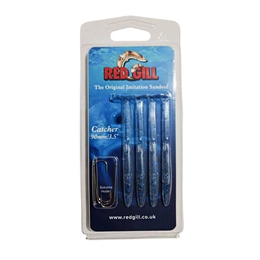 Red Gill Original Catcher 90mm Silikon Yem - Blue Fleck