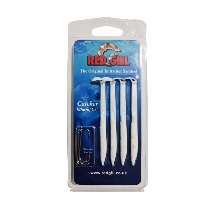 Red Gill Original Catcher 90mm Silikon Yem - White