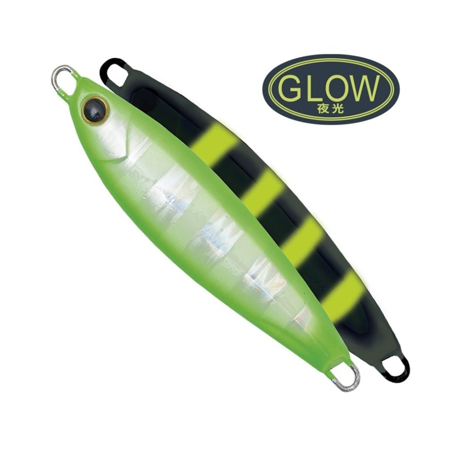 Palms Dax Swim 80 gr Metal Jig -MG-288- Neon Zebra Glow