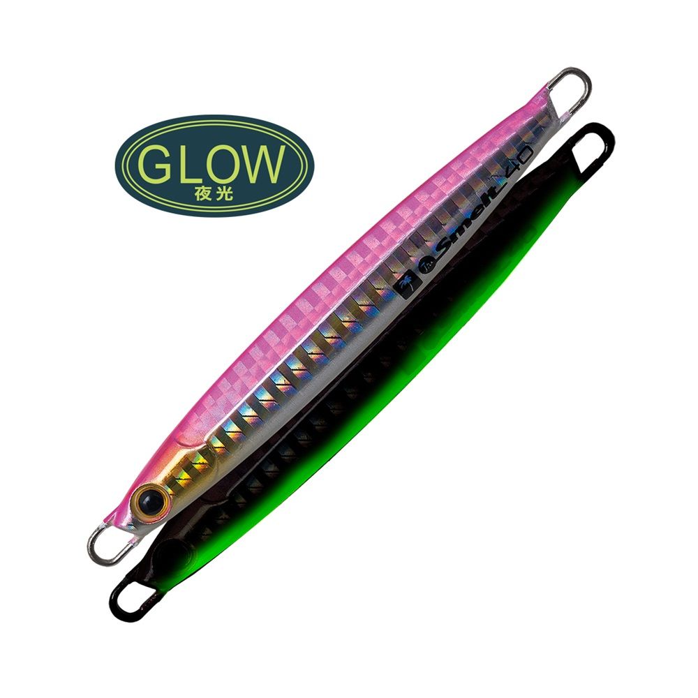 Palms Smelt Jig 60 gr -H-528-Pink Backglow