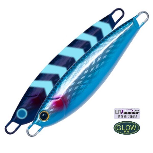 Palms The Dax 60 gr Metal Jig - TDA-780 UV Silver Stripe Round Stripe DNA