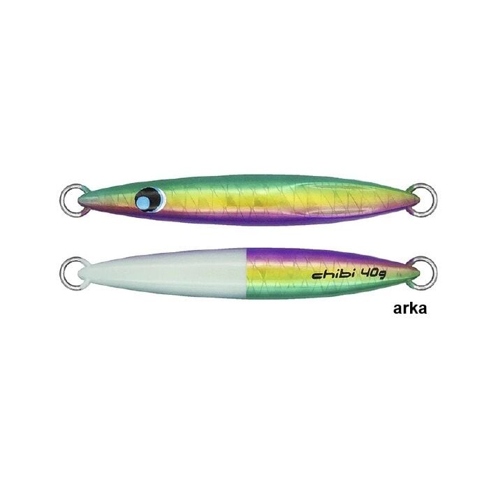 Uroco Chibi Hiroto Model 60 gr Metal Jig - 248G Green Gold Purple /FH Glow