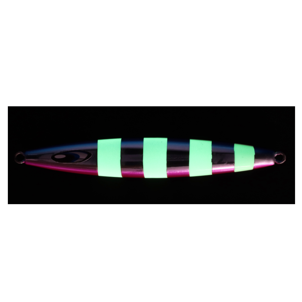Daiwa Saltiga Jive Chopper Rear Short Jig 350 g - ML Blue Pink Zebra Glow
