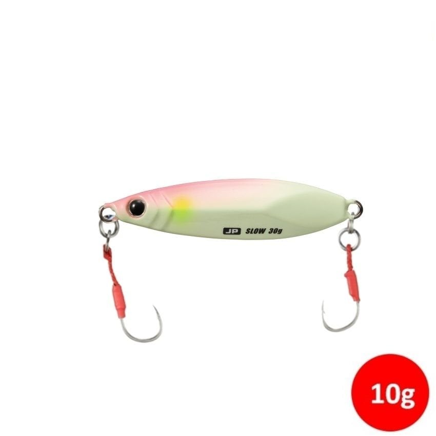 Major Craft Jigpara Slow 10 gr Jig - Pink Glow