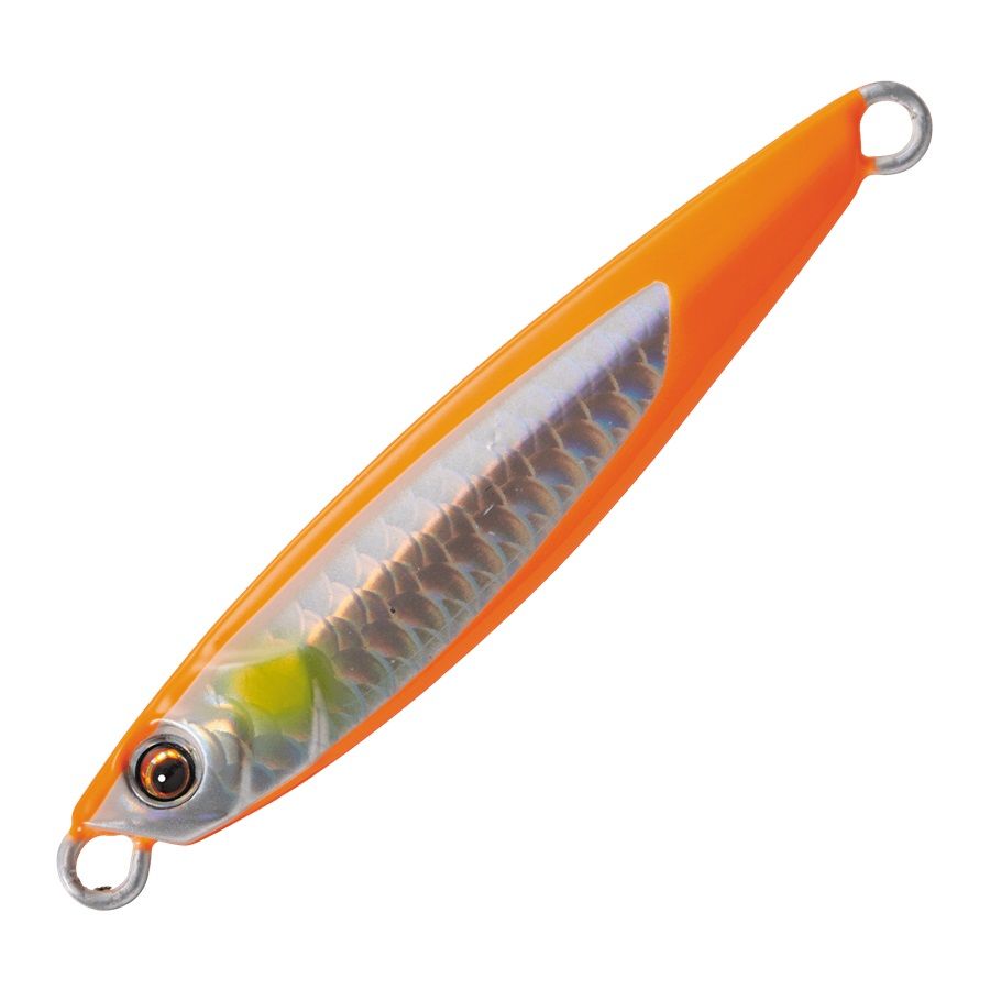 Major Craft Jigpara Short 20 gr Jig - Edge Orange Silver
