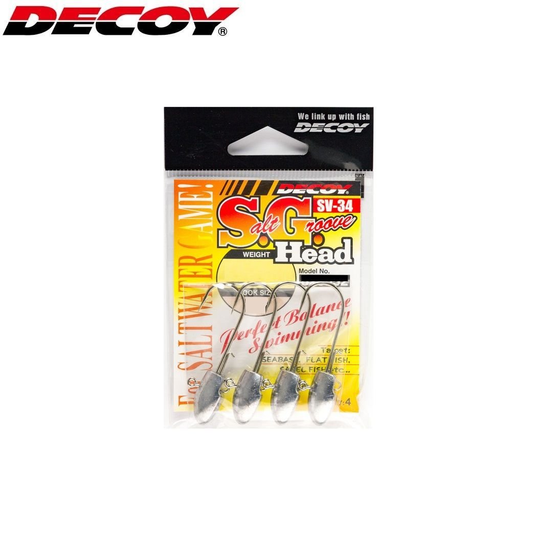 Decoy SG Head SV-34 Jighead 9 gr No2/0