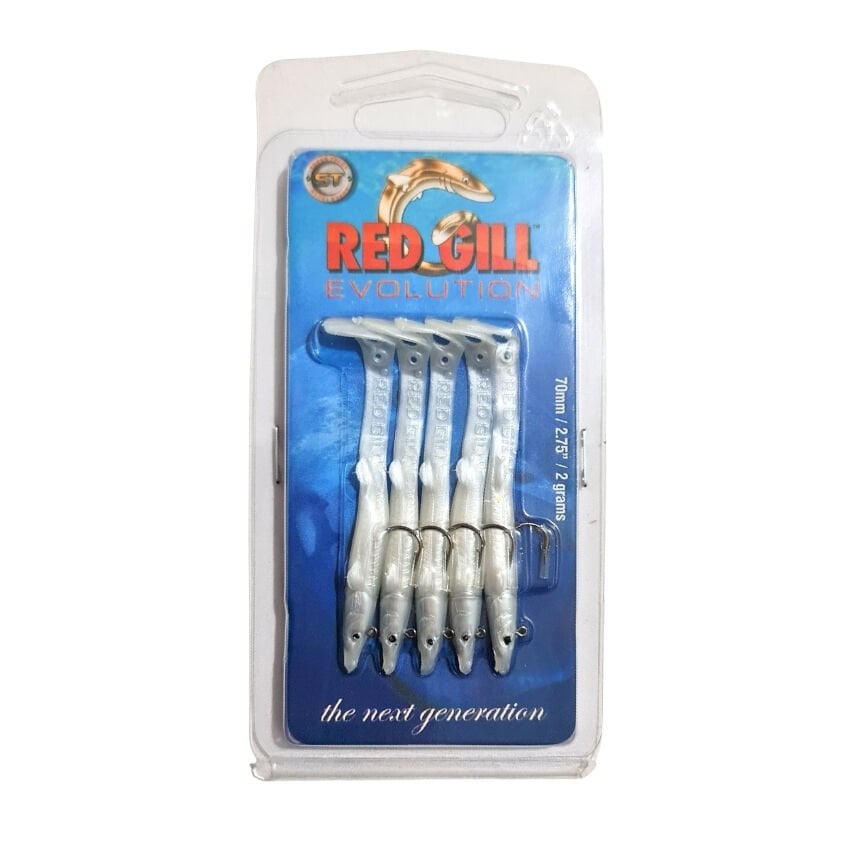 Red Gill Evolution 70mm Silikon Yem - Silver Pearl