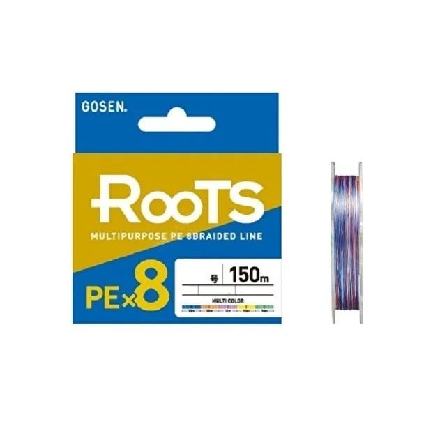 Gosen Roots PEx8 MultiColor 0.6pe İp Misina 150 mt