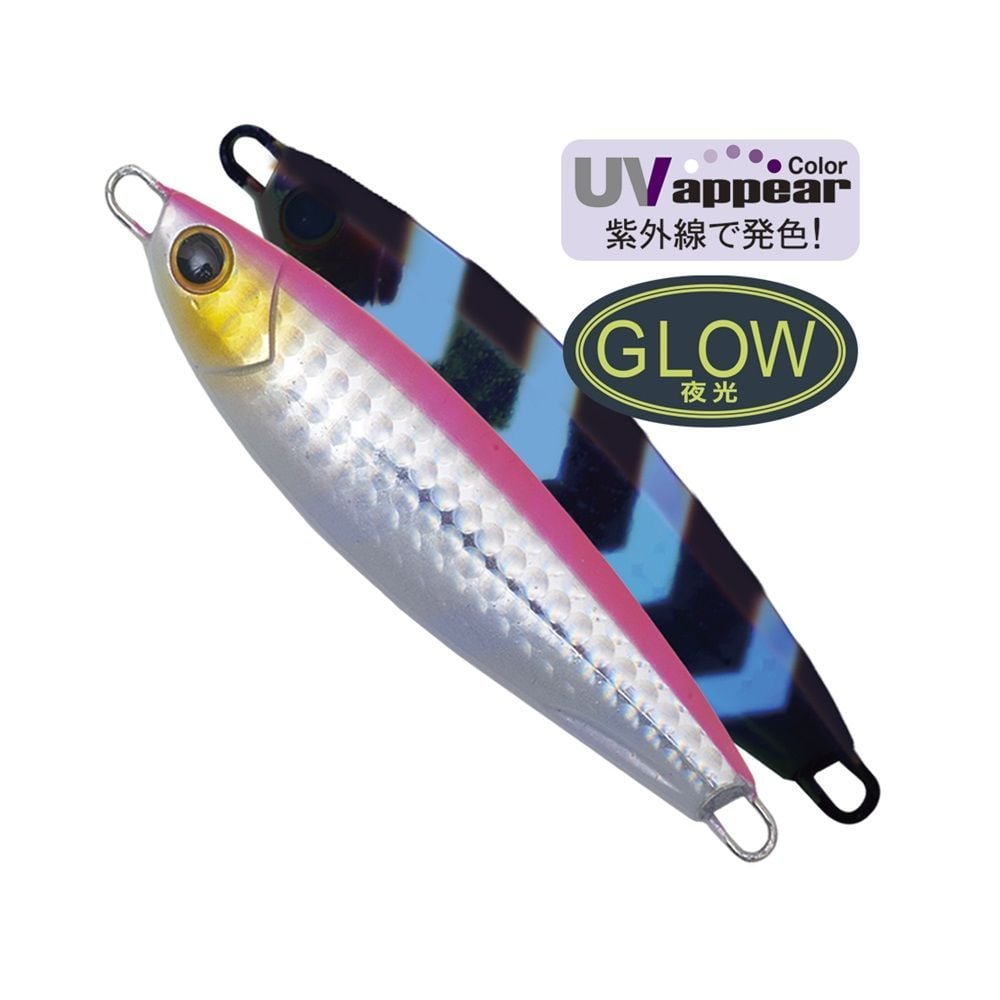 Palms Dax Swim 100 gr Metal Jig -RZ-291- UV Pink Back GB