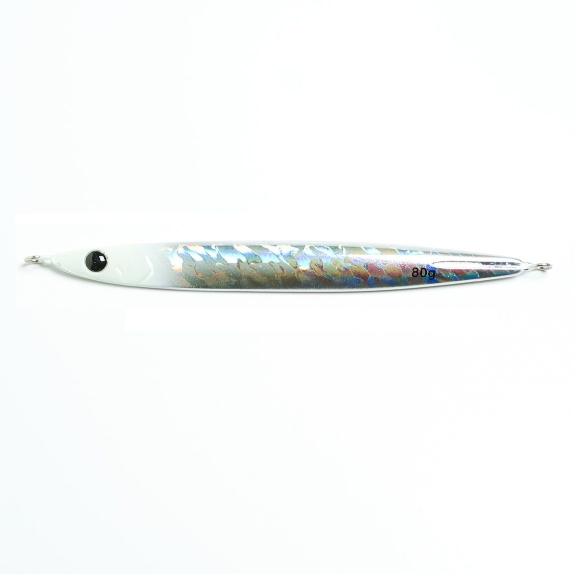 Zeake R Sardine Long 80 gr Jig - RSL-016 - Glow Head Silver