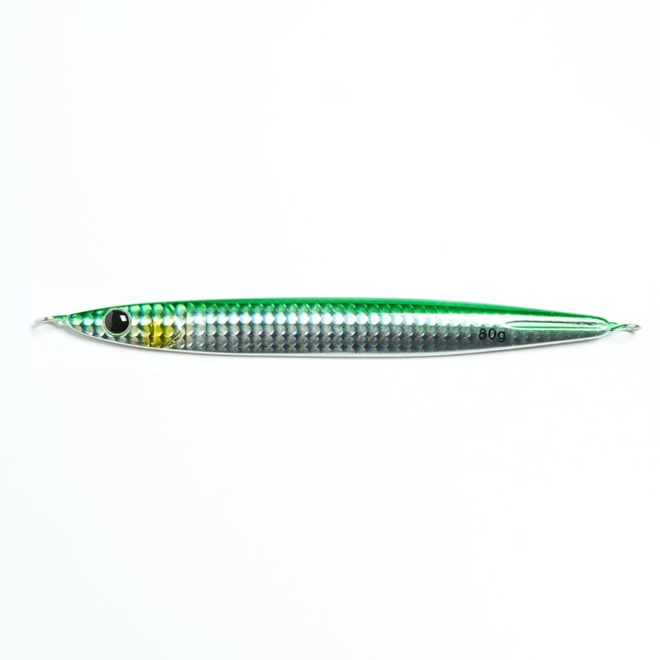 Zeake R Sardine Long 80 gr Jig - RSL-019 - Green Silver