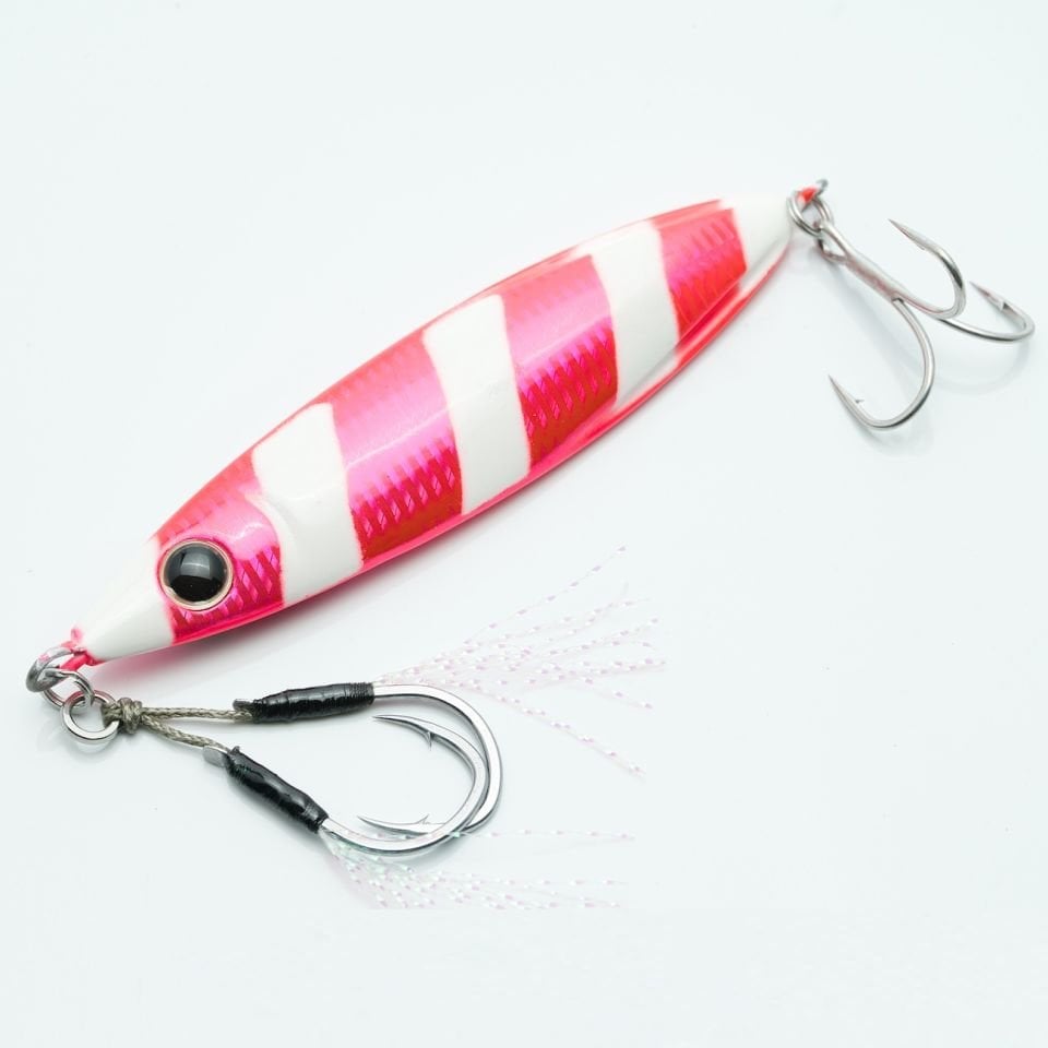 Zeake Z-BIT 40 gr Jig - ZB011 - Pink Zebra Glow