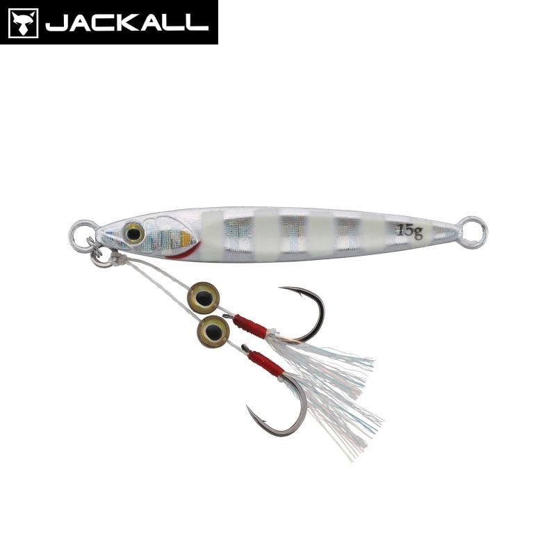 Jackall Big Backer Fit Jig 7 gr - Glow Stripe Border Holo