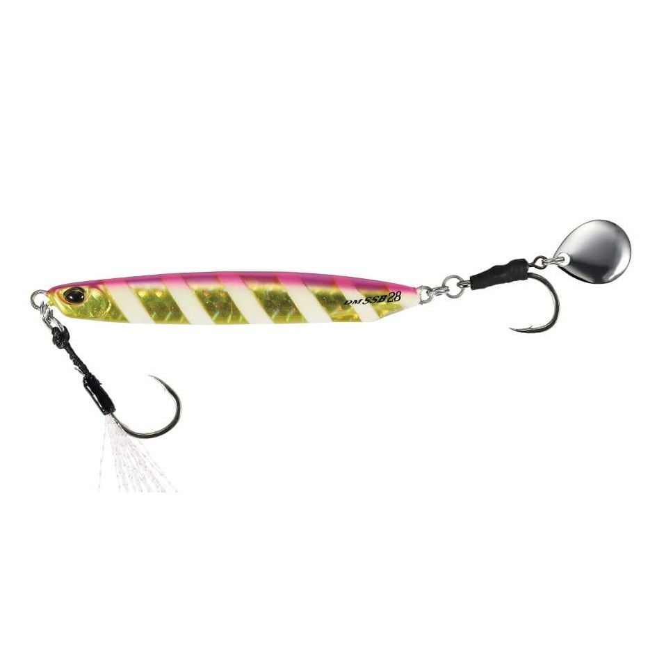 Duo Drag Metal SS Blade 55 gr Jig- Pink Gold Zebra Glow