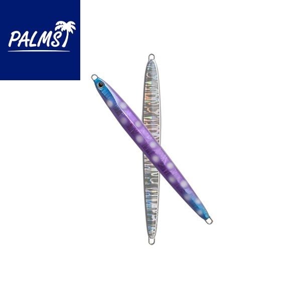 Palms Slow Blatt Long Slow Jig 40 gr - MG-104 Purple Stardust (Spot Glow)