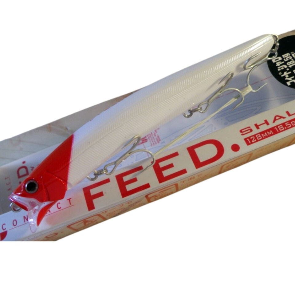 Tackle House Feed Shallow 128mm Maket Balık - No.1 Pearl Red Head