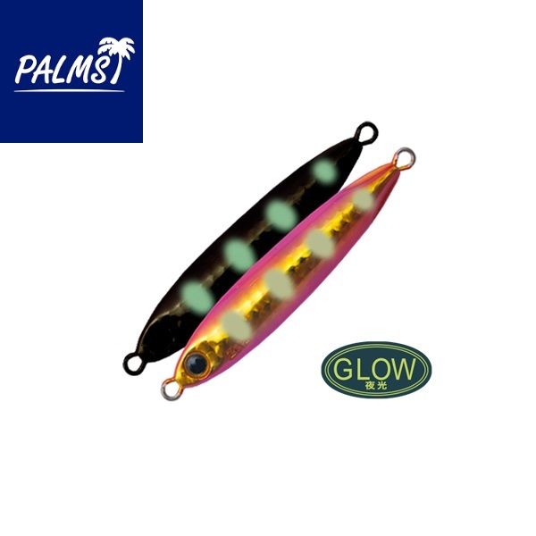 Palms Slow Blatt Cast Slim Jig 40 gr -RZ-495 Pink Edge Glow