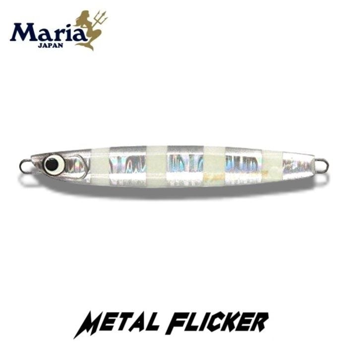 Maria Metal Flicker 60 gr Jig - 05H Silver Zebra
