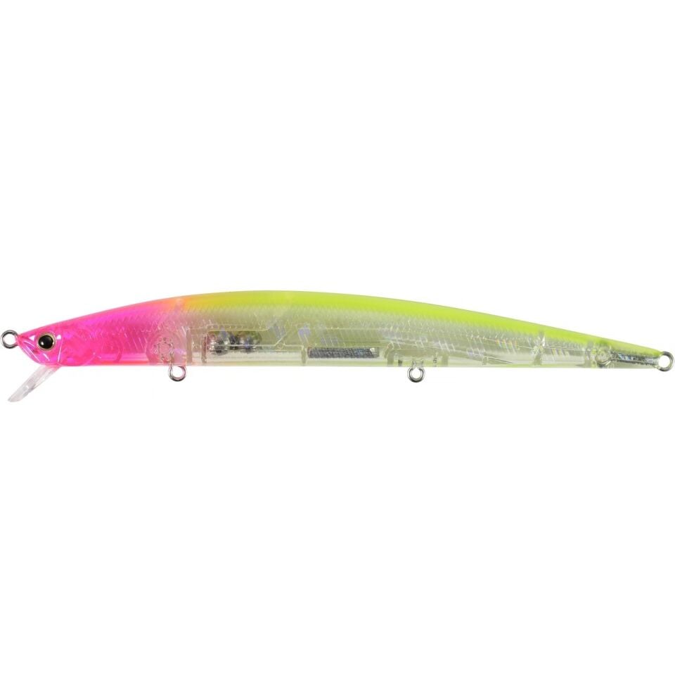 Duo Tide Minnow Slim 140 Flyer Maket Balık - Clear Pink Head Chart