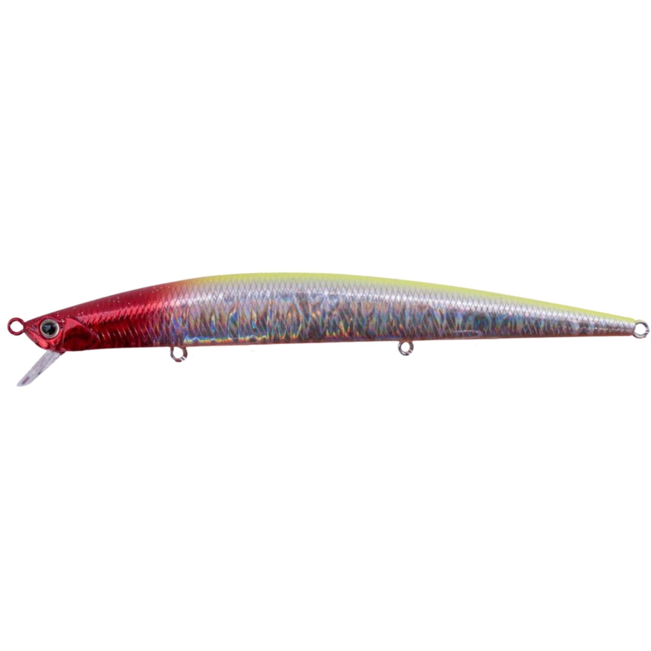 Duo Tide Minnow Slim 140 Flyer Maket Balık - Chartback Red Head