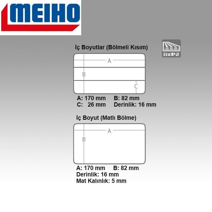 Meiho Rungun Case 1010W1 Kutu