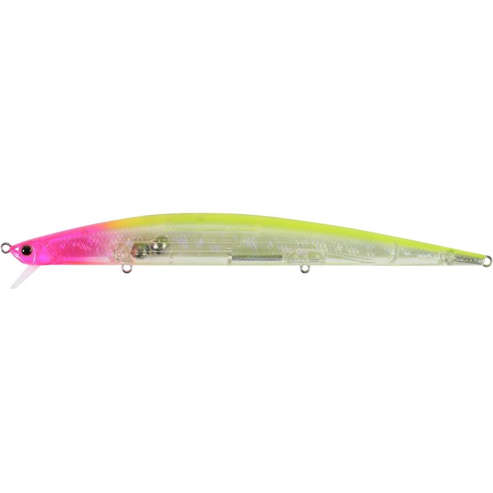 Duo Tide Minnow Slim 175 Flyer Maket Balık - Clear Pink Head Chart