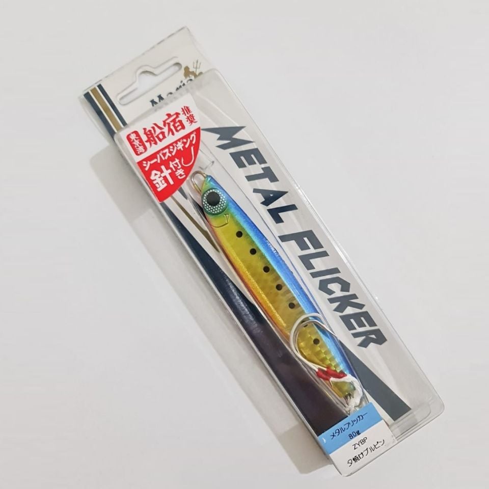 Maria Metal Flicker 80 gr Metal Jig - ZYBP Sunset Blue Pin