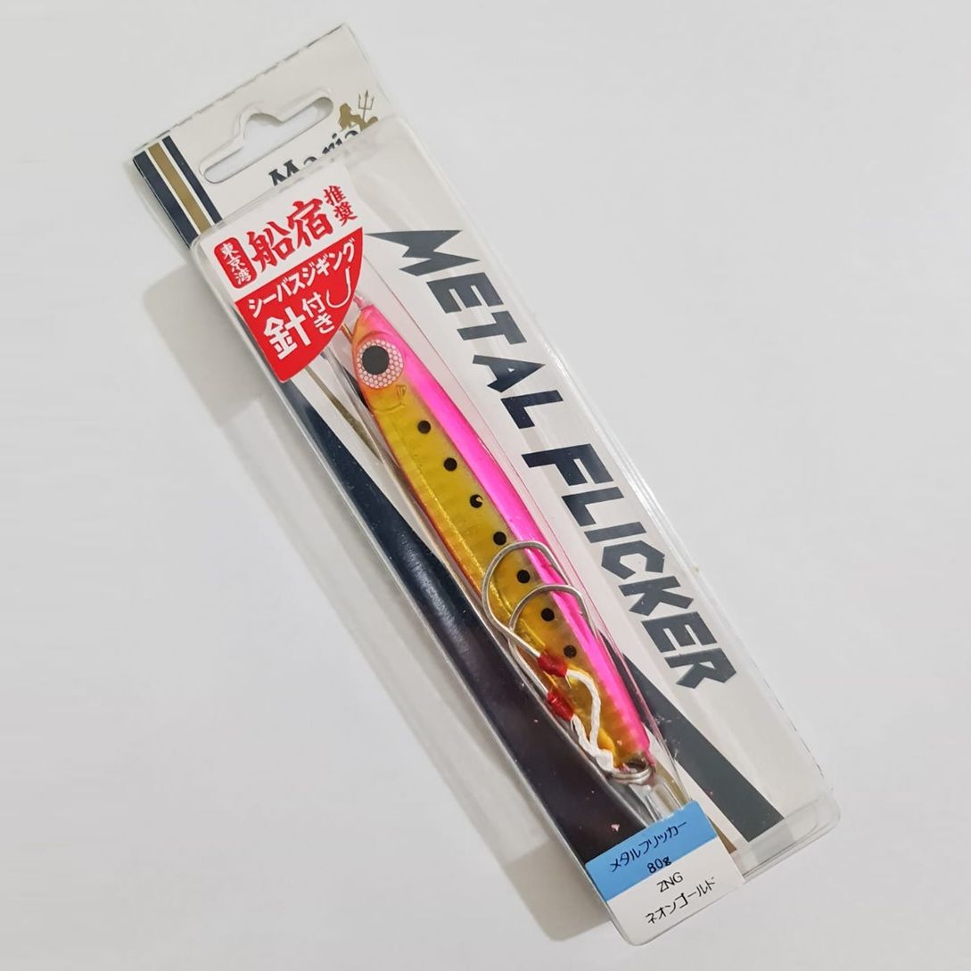 Maria Metal Flicker 80 gr Metal Jig - ZNG Neon Gold