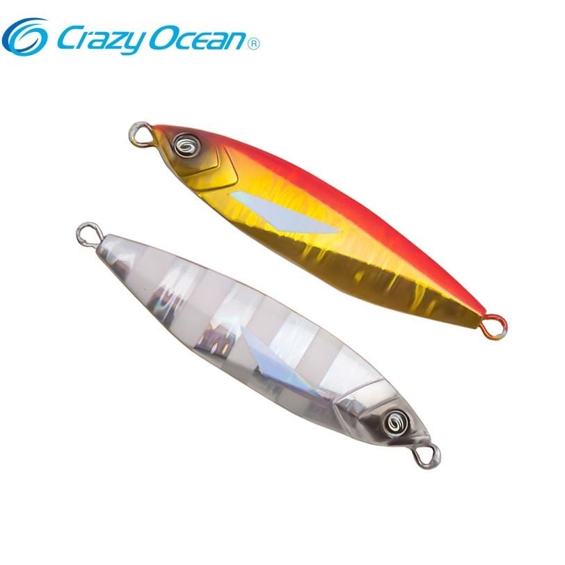 Crazy Ocean Flash 75 gr Jig - 12 - Zebra Red