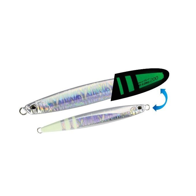 Duo Drag Metal Force Semi Long 85 gr Jig-Silver Glow Zebra